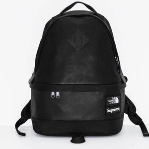 supreme north face backpack black